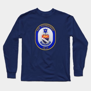 USS Ticonderoga (CG-47) fan art Long Sleeve T-Shirt